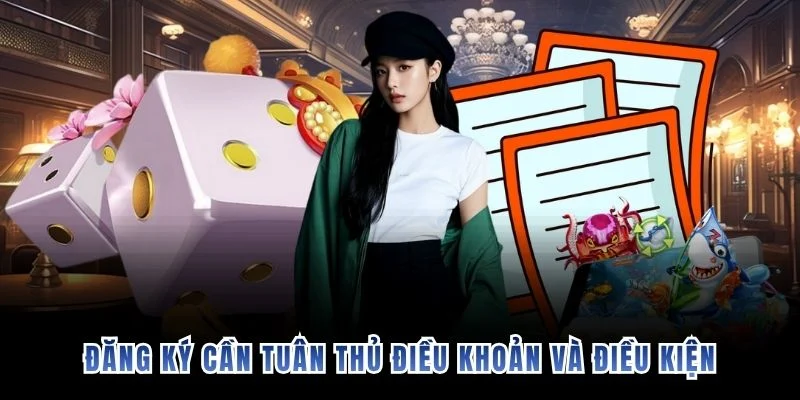 Đăng ký cần tuân thủ điều khoản và điều kiện