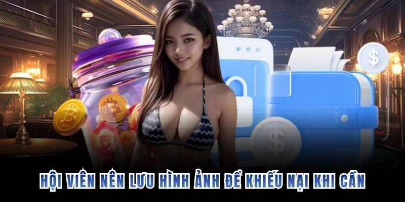 Hội viên nên lưu hình ảnh để khiếu nại khi cần