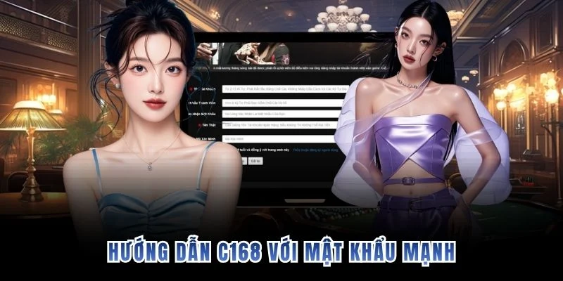 Hướng dẫn C168 với mật khẩu mạnh